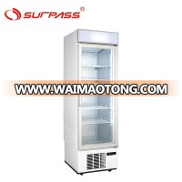 Standing stainless steel cold drink beverage refrigerator bottle cooler